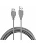 Кабель BURO Кабель USB2.0 USB A(m) - USB A(f), 3м, блистер, серый [bhp ret usb_af30]