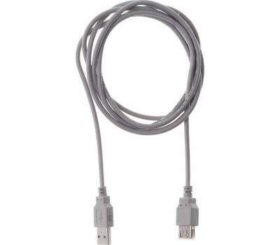 Кабель BURO Кабель USB2.0 USB A(m) - USB A(f), 3м, блистер, серый [bhp ret usb_af30]