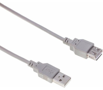 Кабель BURO Кабель USB2.0 USB A(m) - USB A(f), 3м, блистер, серый [bhp ret usb_af30]