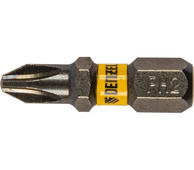Бита DENZEL Бита PH2х25, сталь S2, шестигранный профиль, 10 шт. Е 6,3 11652