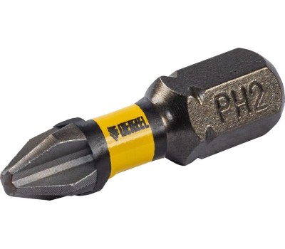 Бита DENZEL Бита PH2х25, сталь S2, шестигранный профиль, 10 шт. Е 6,3 11652