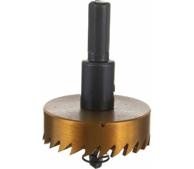 Коронка DENZEL Коронка по металлу HSS, 45 мм, нитридтитановое покрытие 724115