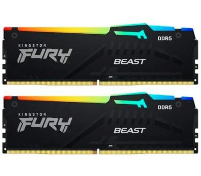 Оперативная память KINGSTON Оперативная память Fury Beast KF560C36BBEAK2-16 DDR5 - 2x 8ГБ 6000МГц, DIMM, Ret