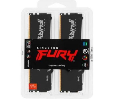Оперативная память KINGSTON Оперативная память Fury Beast KF560C36BBEAK2-16 DDR5 - 2x 8ГБ 6000МГц, DIMM, Ret