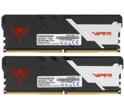 Оперативная память PATRIOT Оперативная память Viper Venom PVV532G700C32K DDR5 - 2x 16ГБ 7000МГц, DIMM, Ret