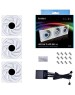 LIAN-LI Вентилятор Lian Li Uni Fan TL 120 3шт, 120мм, 7-pin, 2600об/мин, 33 дБ, ARGB, белый, Ret [g99.12tl3w.00]
