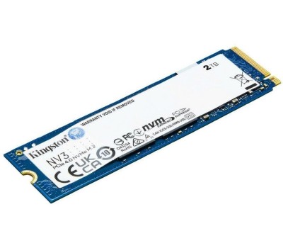 KINGSTON Накопитель SSD 2Tb NV3 (M.2 2280 PCI-E Gen4 x4, NVMe, R/W 6000/5000MB/s, 640TBW, RTL) (SNV3S/2000G)