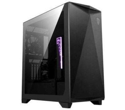 Корпус для ПК MSI Корпус MPG GUNGNIR 300P AIRFLOW 2xUSB 3.2 Gen 1, 1xUSB 3.2 Gen2 Type-C, 4x120mm PWM black Fan, 1x80mm Fan, 2x 6015 Fan, MPG PCI-E 4.0 X16 RISER CABLE, Tempered Glass Window