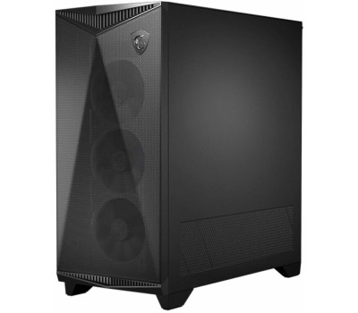 Корпус для ПК MSI Корпус MPG GUNGNIR 300P AIRFLOW 2xUSB 3.2 Gen 1, 1xUSB 3.2 Gen2 Type-C, 4x120mm PWM black Fan, 1x80mm Fan, 2x 6015 Fan, MPG PCI-E 4.0 X16 RISER CABLE, Tempered Glass Window