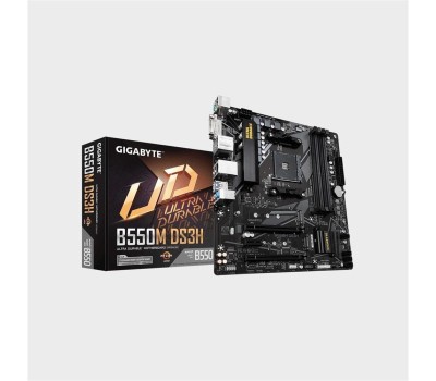Материнская плата GIGABYTE Материнская плата B550M DS3H R2, Socket AM4, AMD B550, mATX, Ret