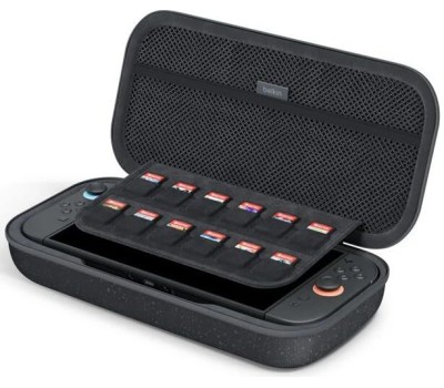 BELKIN Чехол-зарядное устройство Charging Case USB-C 20W для Nintendo Switch 2 со съёмным аккумулятором ёмкостью 10 000 мАч. Цвет: черный уголь