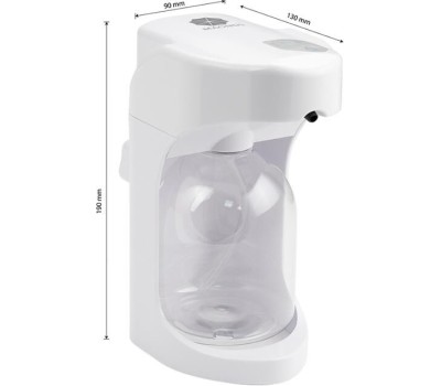 МАГНУС - Дозатор СЕНСОРНЫЙ, НАСТОЛЬНЫЙ, для жидкого МЫЛА, пластик АБС, БЕЛЫЙ, 500 мл, питание 4АА 711