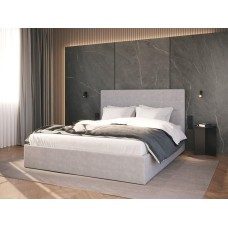 Кровать интерьерная НК-МЕБЕЛЬ СОНАТА new кровать 1600х2000 Велюр Светло-серый 72307364 (2 кор.)