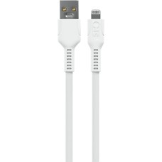 Кабель MORE CHOICE (4620202553287) K65i 2м USB 2.4A для Lightning , белый