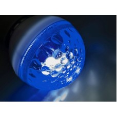 NEON-NIGHT Лампа-строб светодиодная, диаметр 50, E27, 18 LED, 2,5Вт, СИНИЙ, 230В