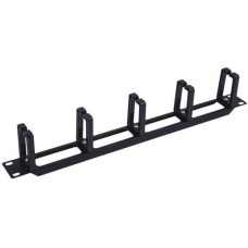 5bites Панель-органайзер кабеля CM-103B 5КОЛЕЦ для сетевых шкафов / 1U / 19