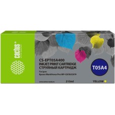 Картридж CACTUS Картридж CS-EPT05A400, T05A4, желтый пигментный / CS-EPT05A400