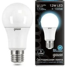 GAUSS Лампа LED E27, груша, 12Вт, A60, одна шт. [102502212]