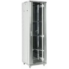 REXANT Шкаф серверный 04-4268-211 напольный, стеклянная передняя дверь, 42U, 600x2054x800 мм