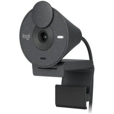 Веб-камера LOGITECH Web-камера HD Webcam Brio 300, черный/черный [960-001438]