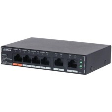 Коммутатор DAHUA Коммутатор 6-Port Cloud Managed Gigabit Switch with 4-Port PoE