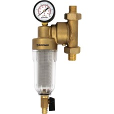 Аксессуар БАРЬЕР О082Р03 Фильтр механической очистки ПРОТЕКТ универсальный 3/4 ХВ с монометром