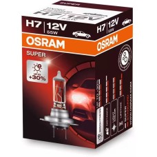Лампа галогенная OSRAM Автолампа галогенная H7 (55W PX26D +30%) SUPER 12V