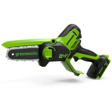 GREENWORKS Цепная пила G24MCS10 аккум. 200Вт дл.шины:4