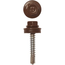 ЗУБР СКД 8017, 29 х 4.8 мм, шок.-коричн., 400 шт (1,92 кг.), кровельный саморез, Профессионал (4-300315-48-029-8017)