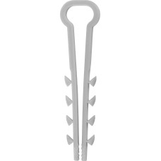 ЗУБР ДХ-П, 8 мм, нейлон, 100 шт, дюбель-хомут для плоского кабеля (30912-08)