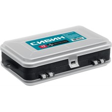 СИБИН 175 х 106 х 46 мм, Пластиковый двухсторонний органайзер (38027)