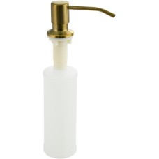 Brimix - Дозатор для жидкого мыла и моющих средств, под ЗОЛОТО, врезной, под раковину, пластиковый, 300 мл, 6283