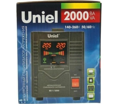 Стабилизатор UNIEL (03110) RS-1/2000 - 2,0 кВА.