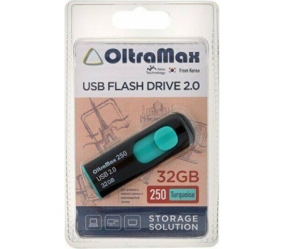 USB флэш-накопитель OLTRAMAX OM-32GB-250-бирюзовый