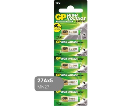 Элементы питания GP (02982) 27AFRA-2C5 (27A)