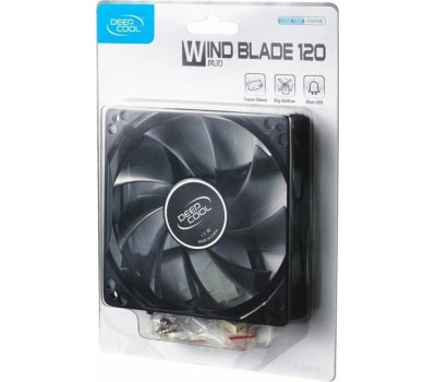 Вентилятор DEEPCOOL WIND BLADE 120, 120мм, Red