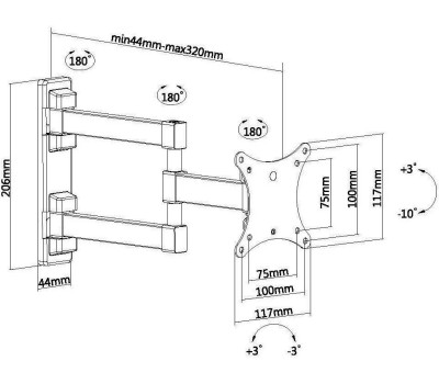 Кронштейн ULTRAMOUNTS UM893 для 13