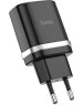 Сетевое ЗУ HOCO (6931474716293) C12Q 1USB 3.0A QC3.0 TYPE-C 1м черный