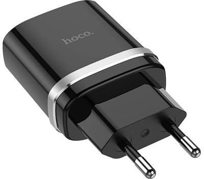 Сетевое ЗУ HOCO (6931474716293) C12Q 1USB 3.0A QC3.0 TYPE-C 1м черный