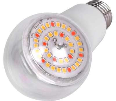 Фито-лампа UNIEL (UL-00007405) для растений LED-A60-15W/SPFB/E27/CL PLP30WH