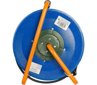 Удлинители GLANZEN EB-50-010, на катушке, с/з, 4 роз - 50м