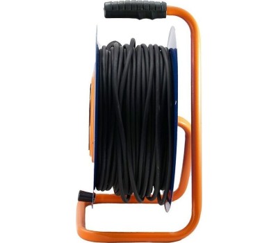 Удлинители GLANZEN EB-50-010, на катушке, с/з, 4 роз - 50м