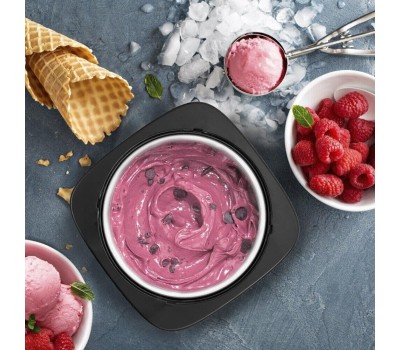 Мороженица KITFORT КТ-1809 серебристый/черный