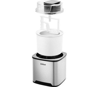 Мороженица KITFORT КТ-1809 серебристый/черный