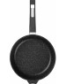 Сковорода МЕЧТА С24802 Гранит black 24см с несъемной ручкой и стекл. крышкой