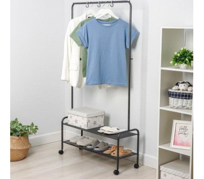 Вешалка напольная ЗМИ Валенсия 22М гардеробная Графит ВГВ22М ГР