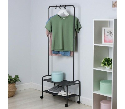 Вешалка напольная ЗМИ Валенсия 22М гардеробная Графит ВГВ22М ГР