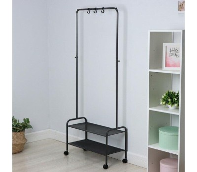 Вешалка напольная ЗМИ Валенсия 22М гардеробная Графит ВГВ22М ГР