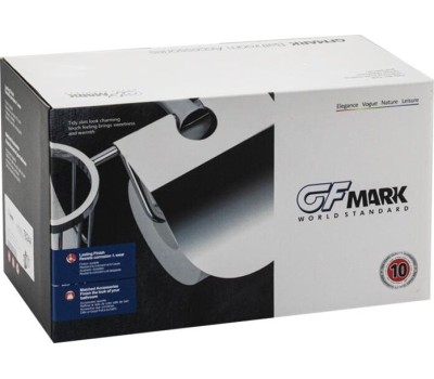 Аксессуары для ванной комнаты и туалета GFMARK 78244 Держатель освежителя воздуха и туалетной бумаги с экраном ГРАФИТ