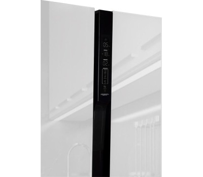 Холодильник Hyundai CS6073FV 3-хкамерн. белый инвертер (CS6073FV БЕЛОЕ СТЕКЛО)